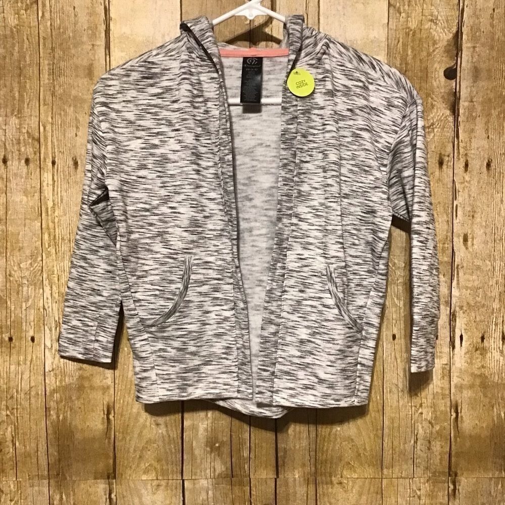 Champion Open‎ Front Hooded Jacket Girls XS (4-5)